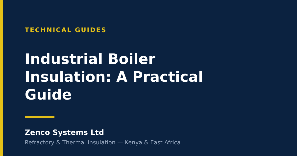 Industrial Boiler Insulation: A Practical Guide